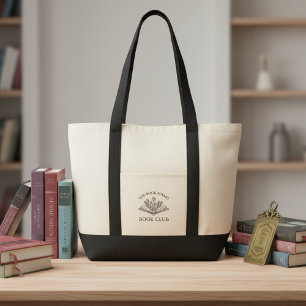 Tote Bag Nom du club de lecture Cadeau personnalisé