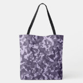 Tote Bag Nom du monogramme sur Camion violet | (Dos)