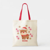 Tote Bag Nom du renne rouge mignon (Dos)
