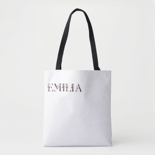 Tote Bag Nom Emilia (Devant)
