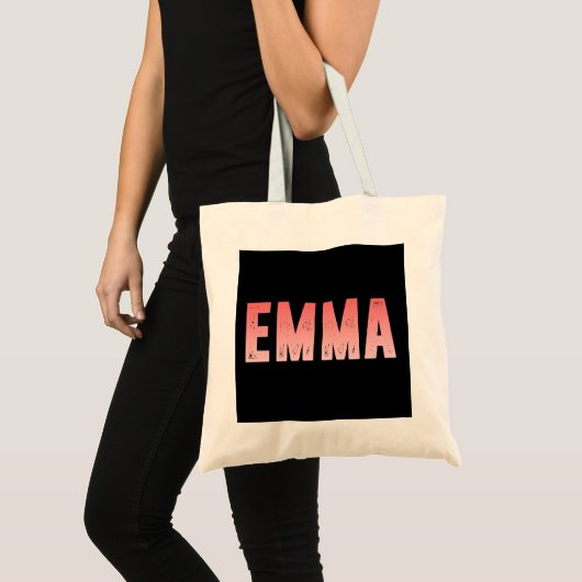 Tote Bag Nom Emma (Devant (produit))