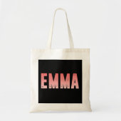 Tote Bag Nom Emma (Devant)