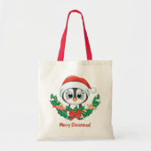Tote Bag Nom et texte personnalisés Noël (Devant)