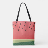 Tote Bag Nom fait sur commande délicieux de la pastèque | (Dos)