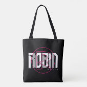 Tote Bag Nom graphique Robin Hi-Tech (Dos)