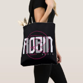 Tote Bag Nom graphique Robin Hi-Tech (De près)