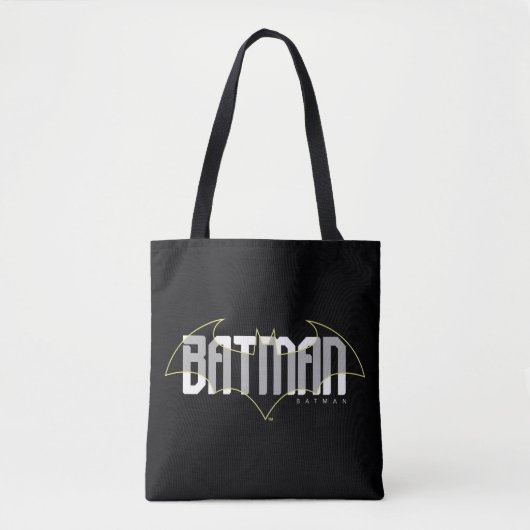 Tote Bag Nom Hi-Tech Batman Graphique (Devant)