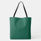 Tote Bag Nom, initiale et noire serrure de clé verte (Dos)