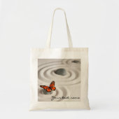 Tote Bag Nom ou texte, Zen Garden Monarch Butterfly (Devant)