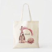 Tote Bag Nom personnalisé Ballet Ballerina Chaussures Danse (Devant)
