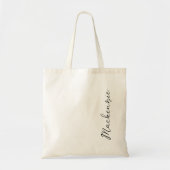 Tote Bag Nom personnalisé Bridesmaid Faveurs Bachelorette (Devant)