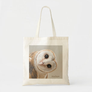 Tote Bag Nom personnalisé Cute Barn Owl