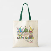 Tote Bag Nom personnalisé de l'ensemble de Y'all Gnomes de  (Dos)