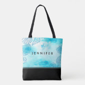 Tote Bag Nom personnalisé de plage (Dos)