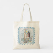 Tote Bag Nom personnalisé du phare Delaware (Dos)