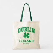 Tote Bag Nom personnalisé Dublin Irlande (Dos)