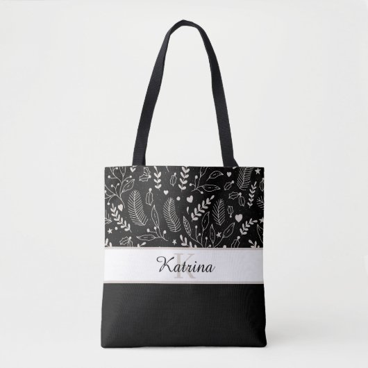 Tote Bag Nom personnalisé Fourre-tout (Devant)