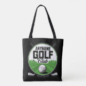 Tote Bag NOM personnalisé Golfing Pro Golf Club Player (Dos)