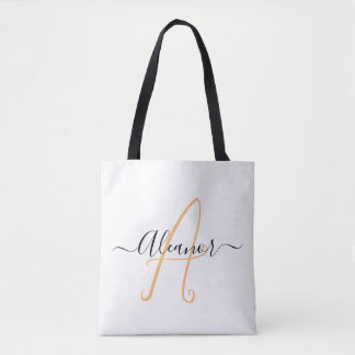 Tote Bag Nom personnalisé Le cadeau élégant de la mère
