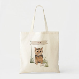Tote Bag Nom personnalisé Norfolk Terrier chien animal de c