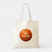 Tote Bag Nom personnalisé Numéro de base-ball Sports (Dos)