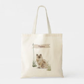 Tote Bag Nom personnalisé Ragdoll Chat Pet (Dos)