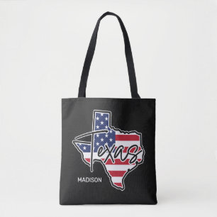Tote Bag Nom personnalisé Texas
