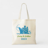 Tote Bag Nom personnalisé, Texte, Année Croisière (Dos)