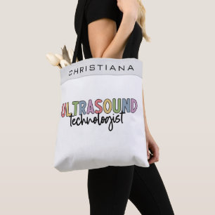 Tote Bag Nom personnalisé Ultrasound Technologist Cadeaux