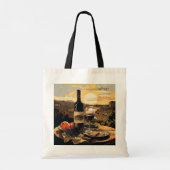 Tote Bag Nom personnalisé Wine Lover's (Dos)
