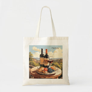 Tote Bag Nom personnalisé Wine Lover's