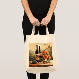 Tote Bag Nom personnalisé Wine Lover's