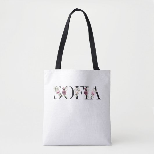 Tote Bag Nom Sofia. (Devant)