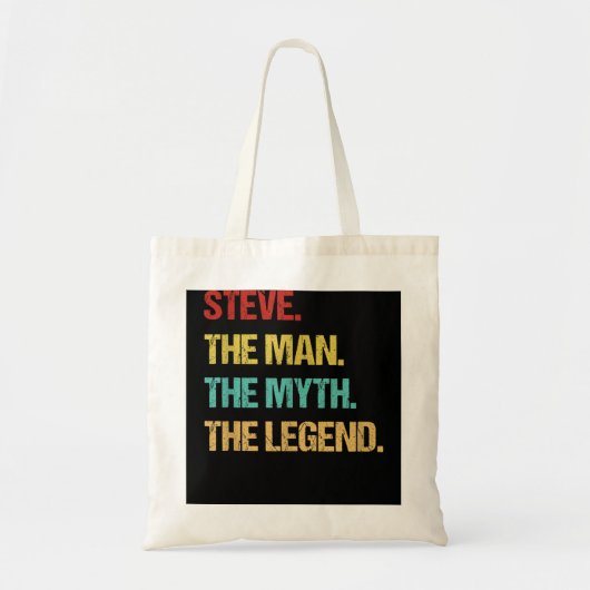 Tote Bag Nom Steve Mens (Devant)