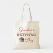 Tote Bag Nom Tricot (Dos)