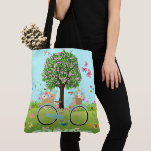 Tote Bag nomo, printemps, saisonnier