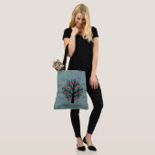 Tote Bag Noms/dates faits sur commande d'arbre de (Sur le modèle)