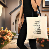 Tote Bag Noms de Jéhovah