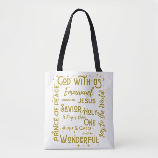 Tote Bag Noms de Jesus Fourre-tout (Devant)