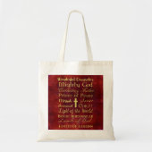 Tote Bag Noms de Jesus Red Fourre-tout (Devant)