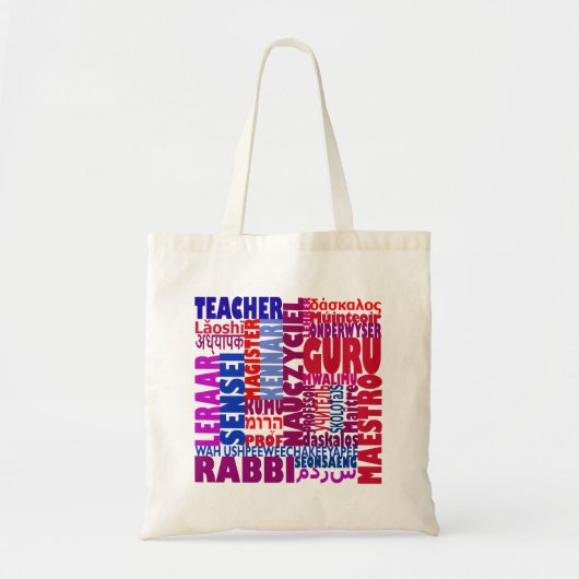 Tote Bag Noms des enseignants (Devant)