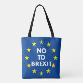 Tote Bag Non au Brexit Tobs (Dos)