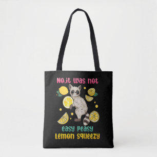 Tote Bag Non Ce N'Était Pas Facile Citron Paisible Squeezy