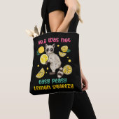 Tote Bag Non Ce N'Était Pas Facile Citron Paisible Squeezy (De près)