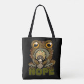Tote Bag Non ! Grumpy Toad (Dos)