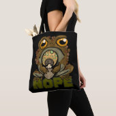 Tote Bag Non ! Grumpy Toad (De près)