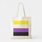 Tote Bag Nonbinary Pride Flag (Dos)