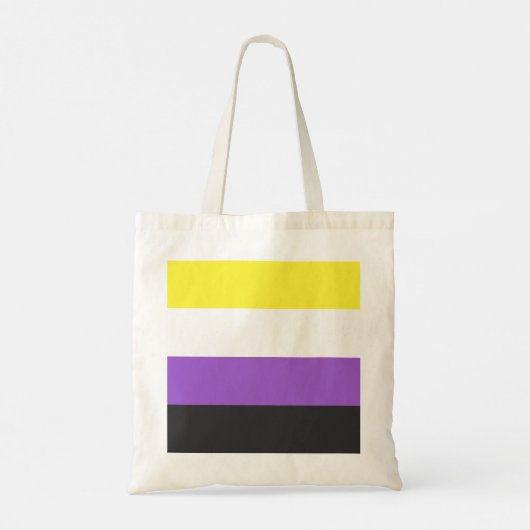 Tote Bag Nonbinary Pride Flag (Dos)