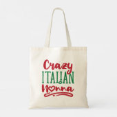 Tote Bag Nonna italienne folle (Dos)