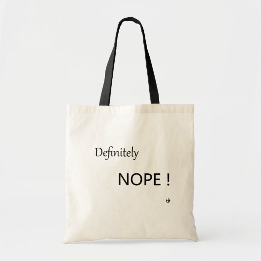 Tote Bag Nope (Devant)